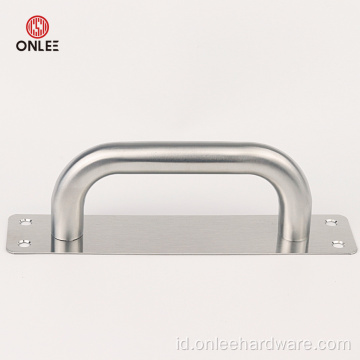 Pelat stainless steel pegangan besar dengan pegangan arcuate